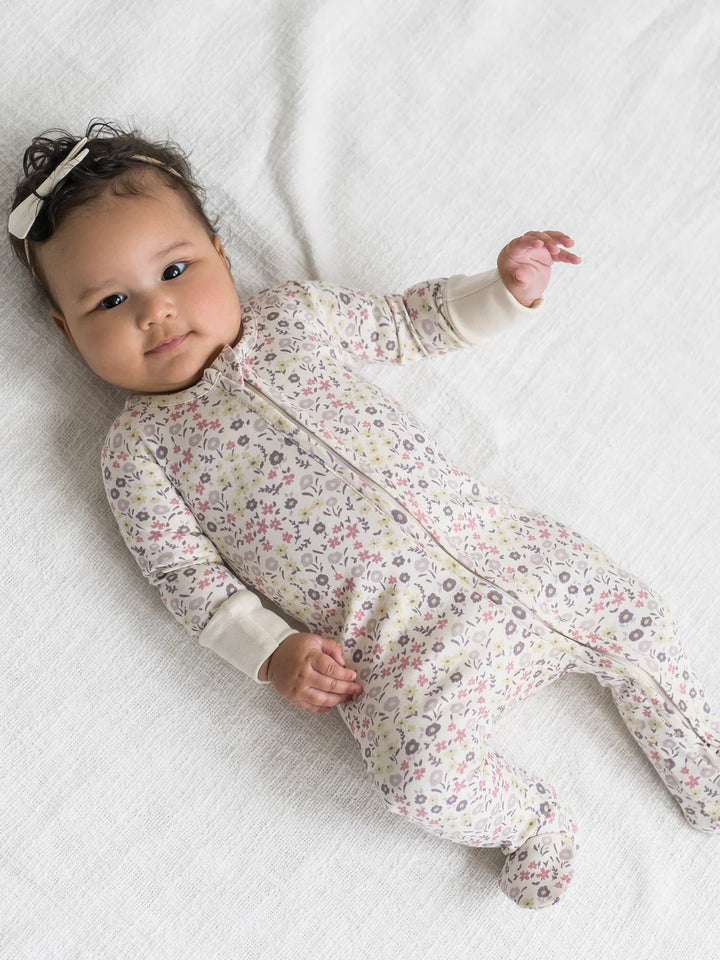 Floral| Organic Pajama | Baby Girl