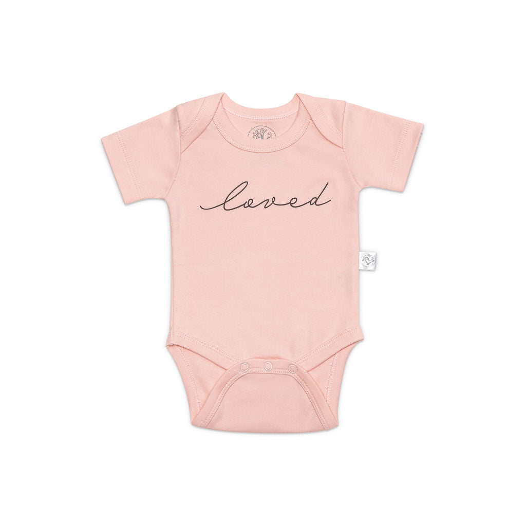 50% off SALE! Loved Blossom Bodysuit | GOTS Certified Organic