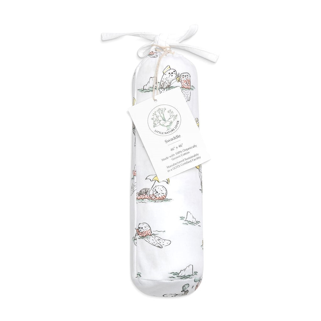 50% off SALE! Otter Swaddle| Gender Neutral