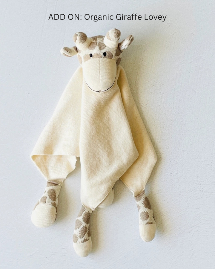 Charley the Giraffe | Organic Baby Gift Basket 7pcs | Baby Boy