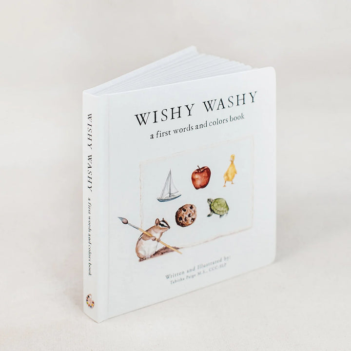 Wishy Washy: A Board Book of First Words and Colors