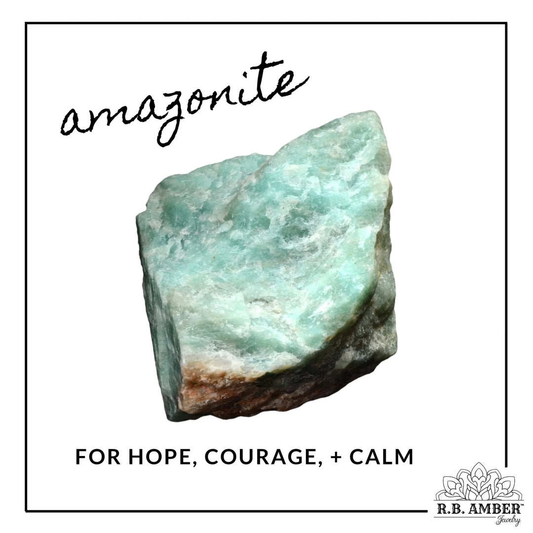 Amazonite | "Hope" Gemstone Bracelet | Handmade