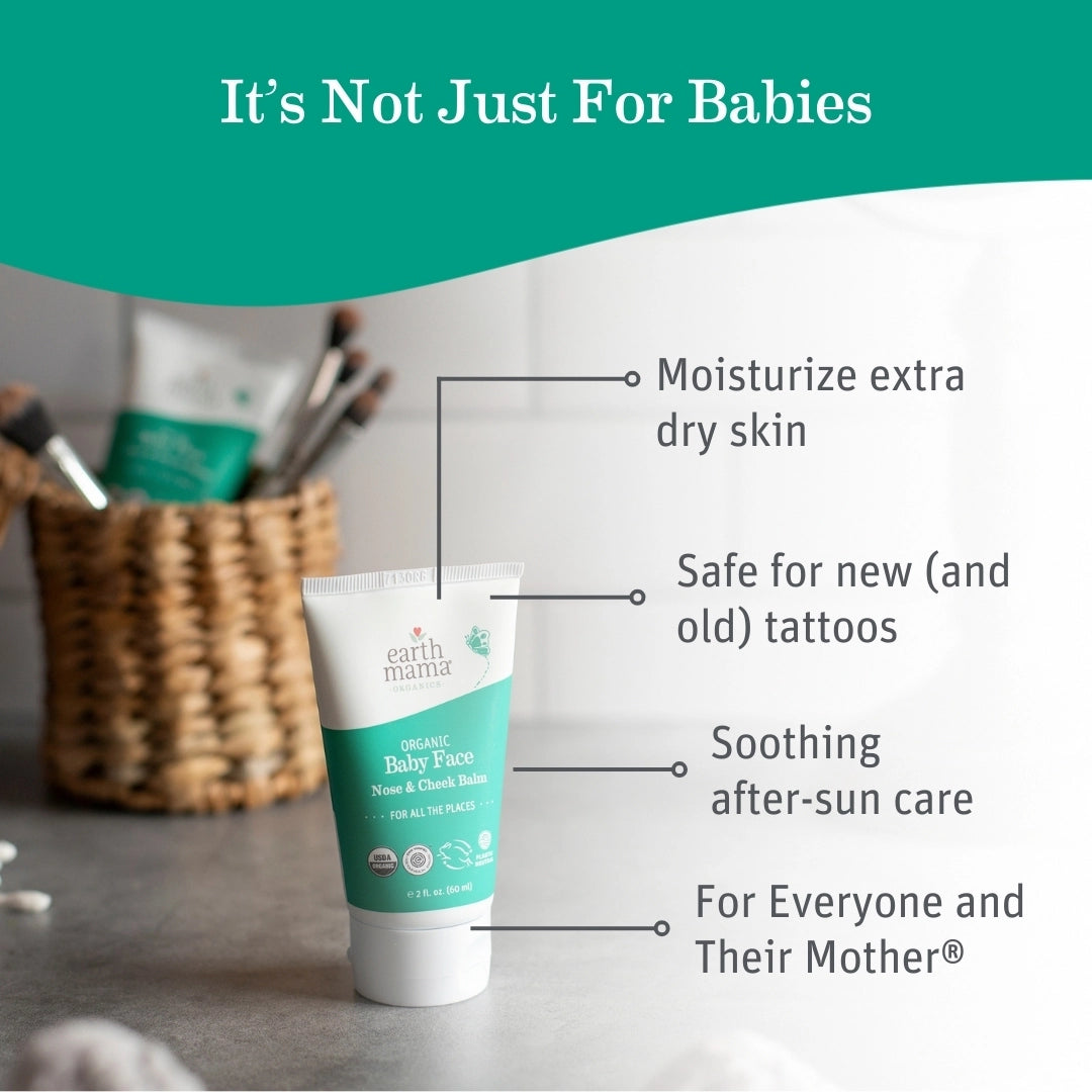 Organic Baby Face Nose and Cheek Balm | Made in the USA