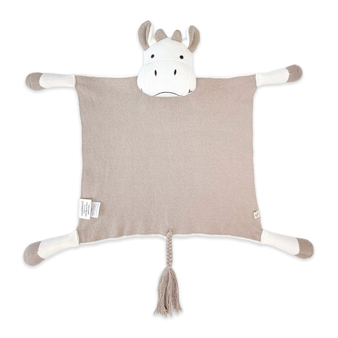 Cow | Organic Baby Lovey Security Blanket Cuddle Cloth | Handmade