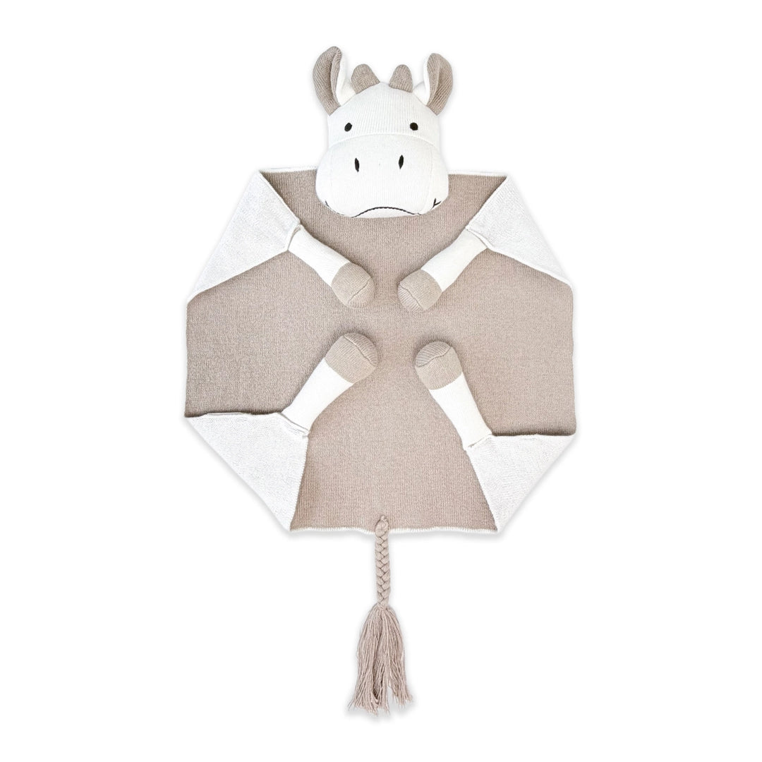 Cow | Organic Baby Lovey Security Blanket Cuddle Cloth | Handmade