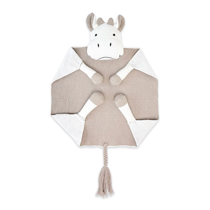 Cow | Organic Baby Lovey Security Blanket Cuddle Cloth | Handmade