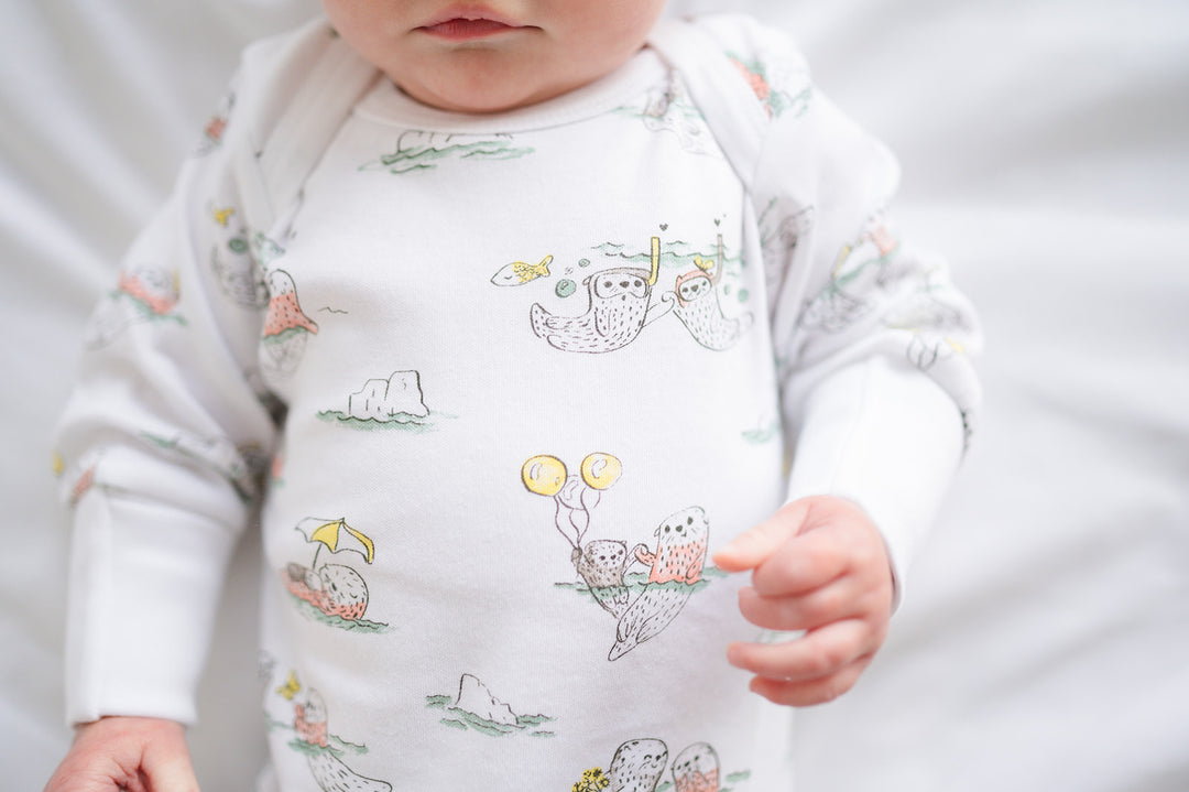 Otterly Adorable Gown | Organic Knot Gown | Gender Neutral