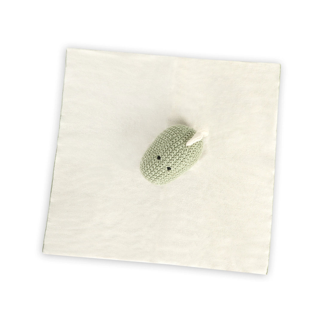 Dinosaur | Organic Baby Lovey Security Blanket Cuddle Cloth | Handmade