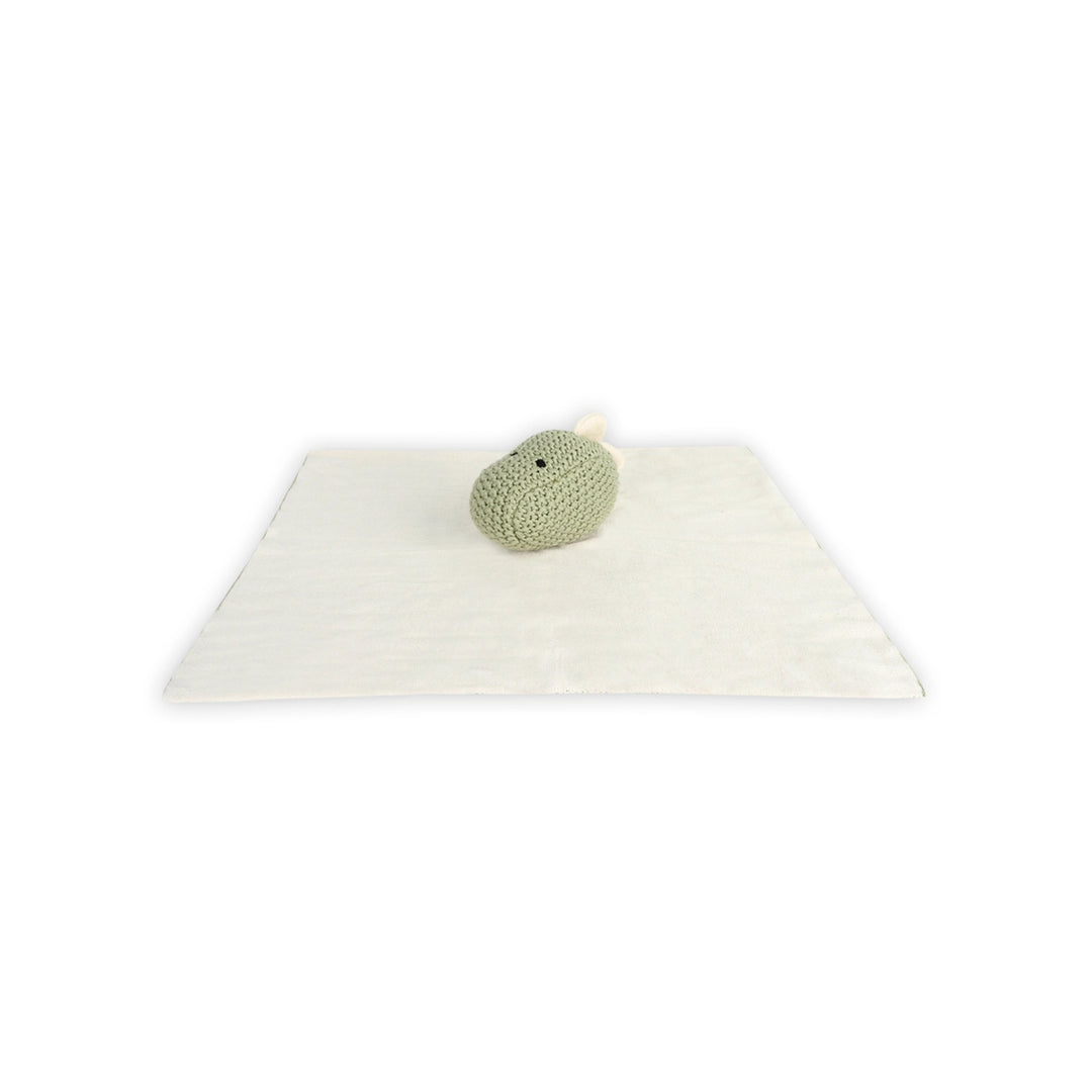 Dinosaur | Organic Baby Lovey Security Blanket Cuddle Cloth | Handmade