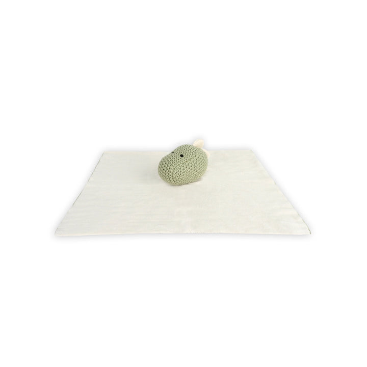 Dinosaur | Organic Baby Lovey Security Blanket Cuddle Cloth | Handmade