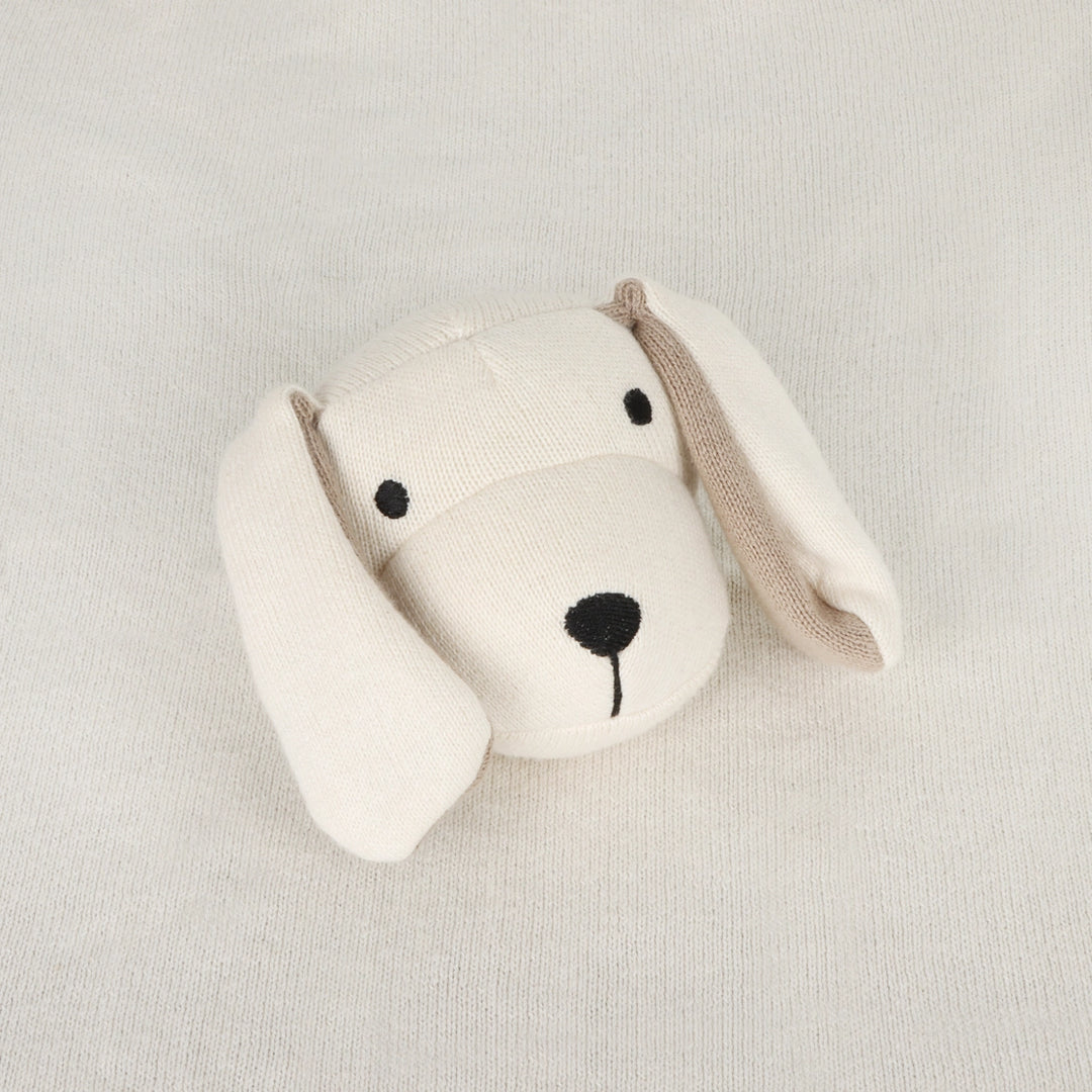 Puppy Dog | Organic Baby Lovey Security Blanket Cuddle Cloth | Handmade