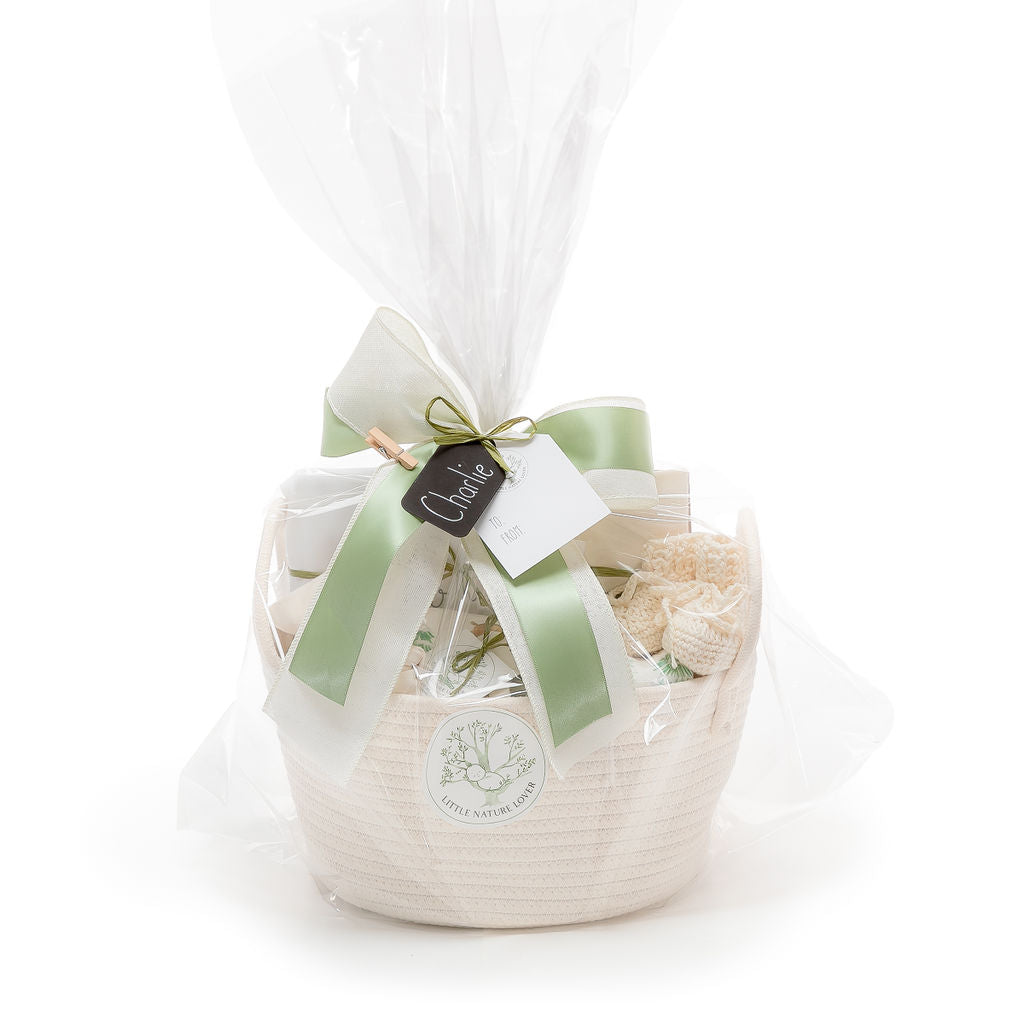 Woodland Friends | Organic Baby Gift Basket 7pcs| Gender Neutral