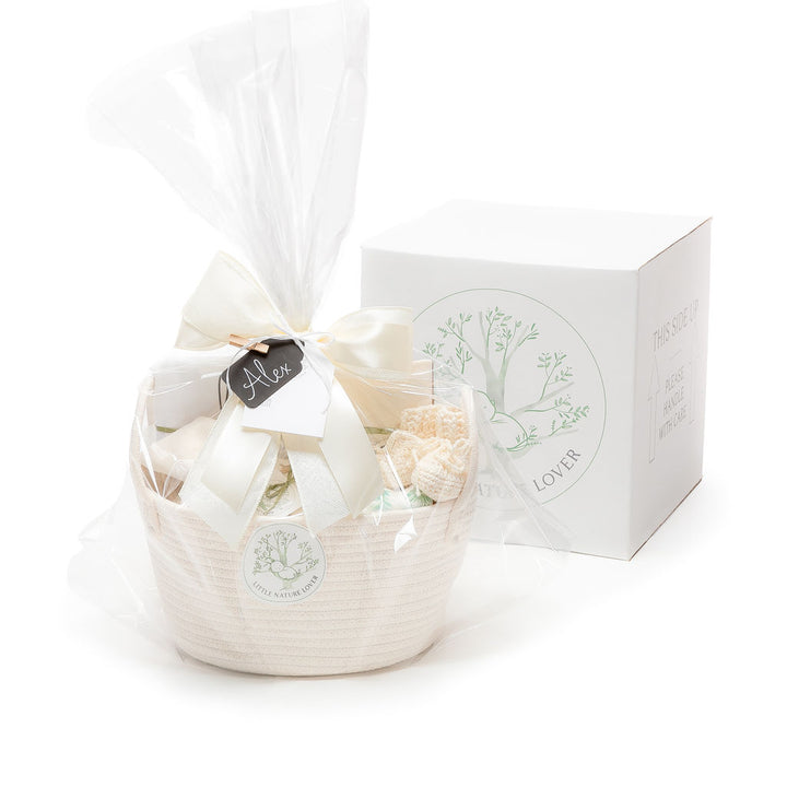 Baby Lambs | Organic Baby Gift Basket 7pcs| Gender Neutral