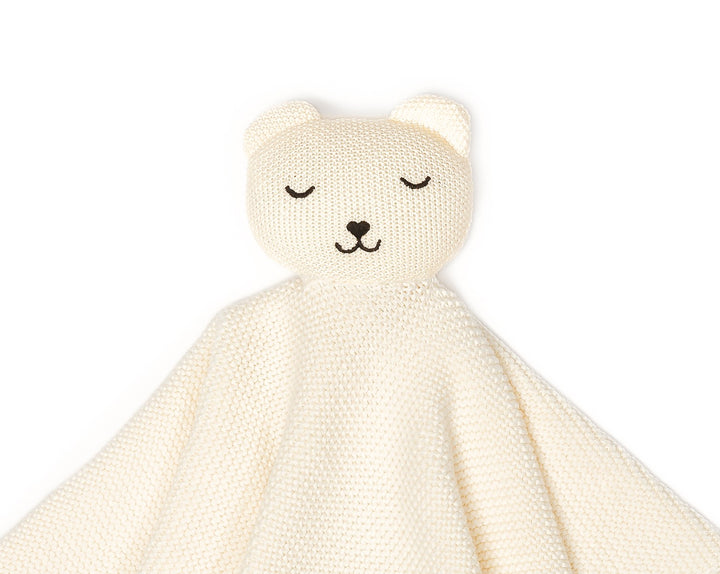 Bear | Organic Baby Lovey Security Blanket Cuddle Cloth | Handmade
