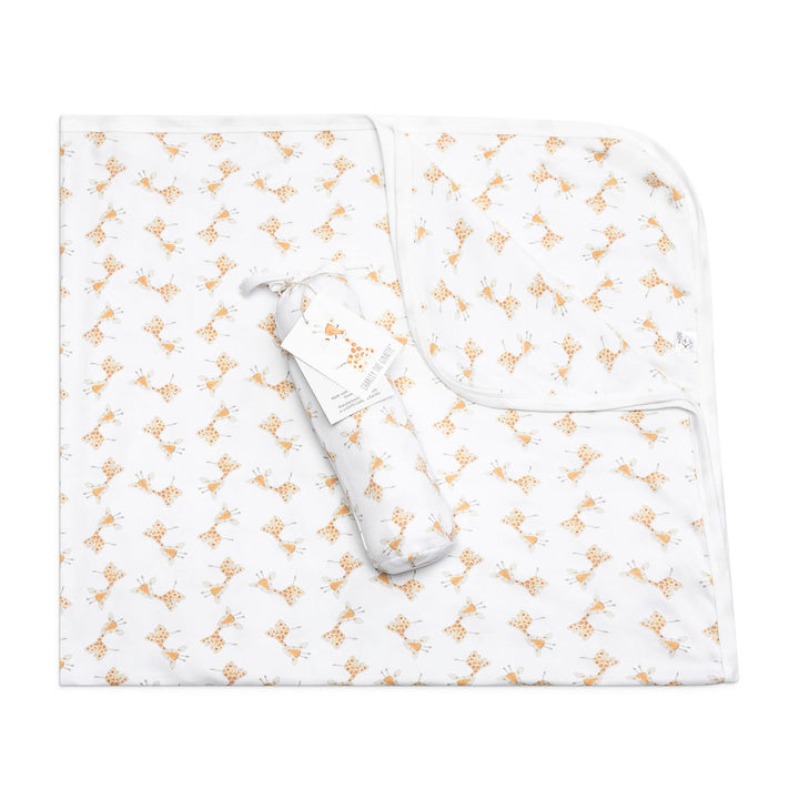 50% off SALE! Charley the Giraffe Swaddle| Gender Neutral