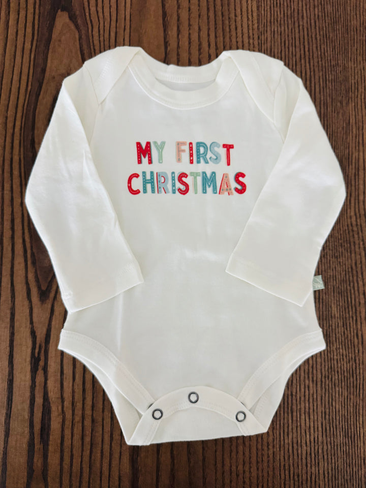 My First Christmas | Organic Bodysuit | Holiday