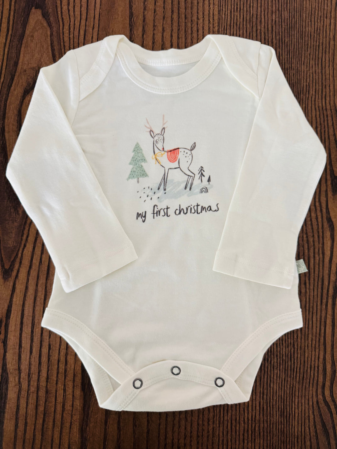 My First Christmas | Organic Bodysuit | Holiday