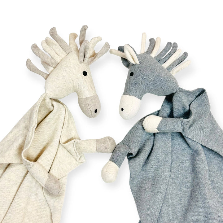Horse | Organic Baby Lovey Security Blanket Cuddle Cloth | Handmade