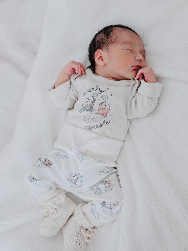 Otterly Adorable | Organic Bodysuit | Long Sleeve