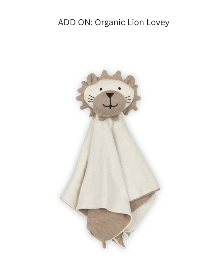 Friendly Lion | Organic Baby Gift Basket 7pcs | Baby Boy