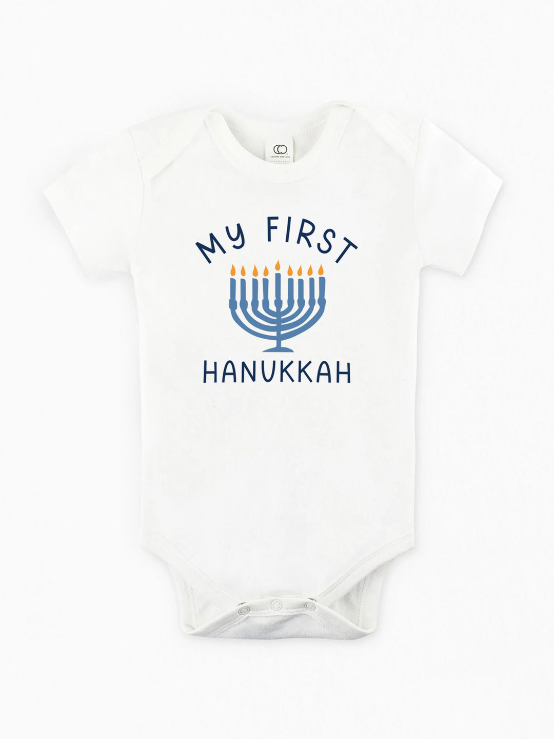 My First Hanukkah  | Organic Bodysuit | Holiday