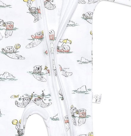 65% off SALE! 2 in 1 Pajama/Playsuit Playful Otters | Gender Neutral