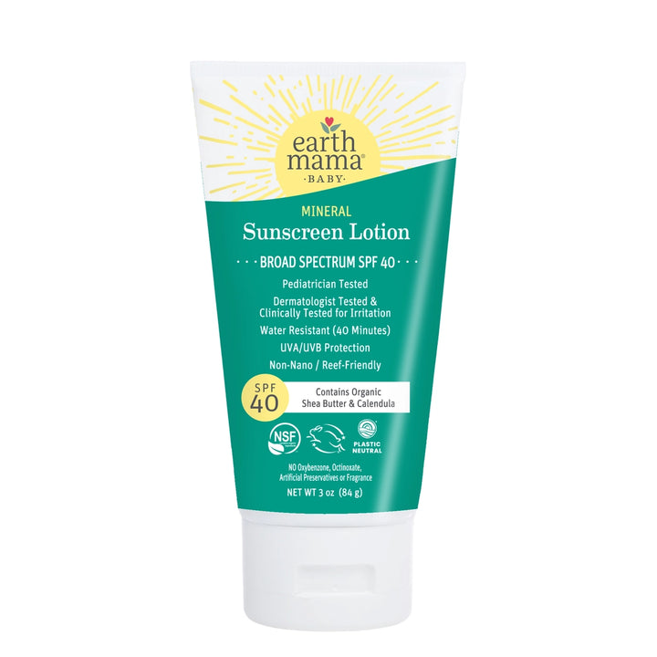 Baby Mineral Sunscreen Lotion - Spf 40| Made in the USA