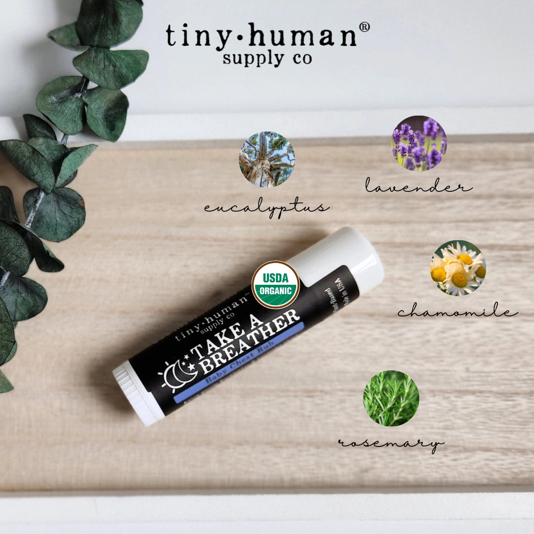 Take A Breather Organic Baby Chest Rub Stick | Made in the USA