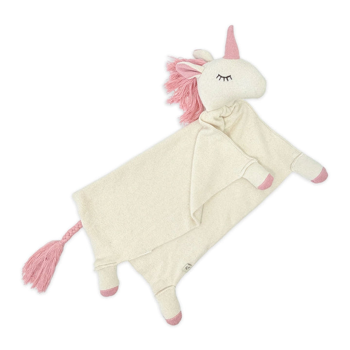 Unicorn | Organic Baby Lovey Security Blanket Cuddle Cloth | Handmade