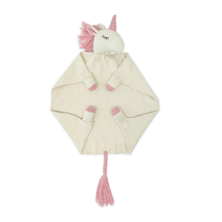 Unicorn | Organic Baby Lovey Security Blanket Cuddle Cloth | Handmade