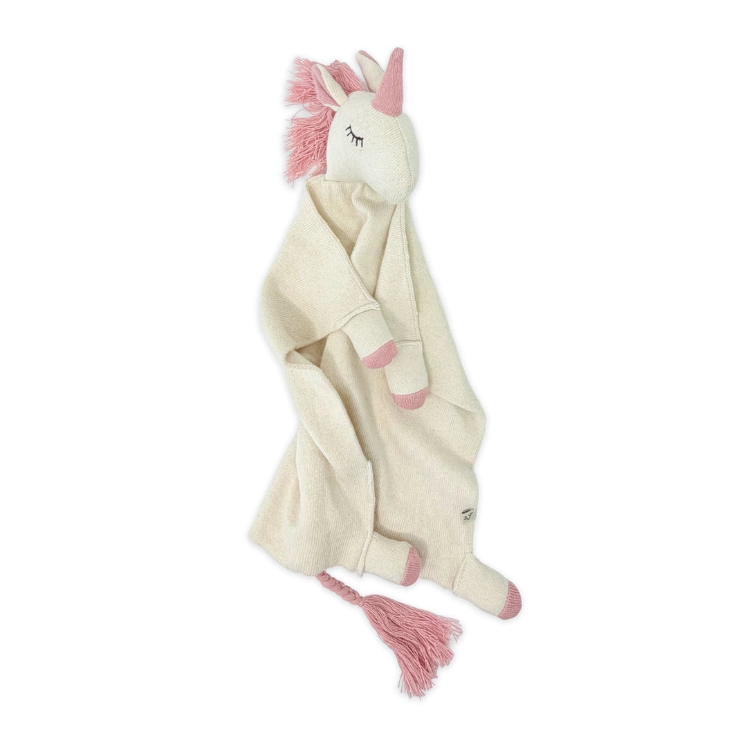 Unicorn | Organic Baby Lovey Security Blanket Cuddle Cloth | Handmade