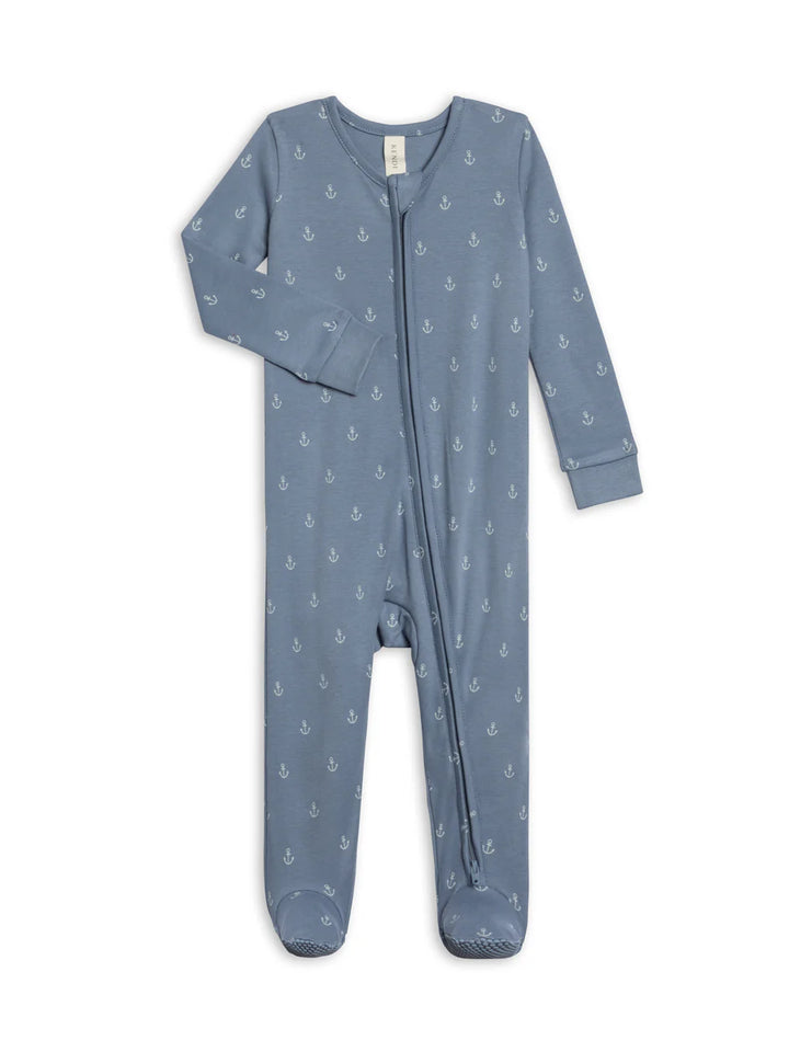 Anchors | Organic Pajama | Baby Boy