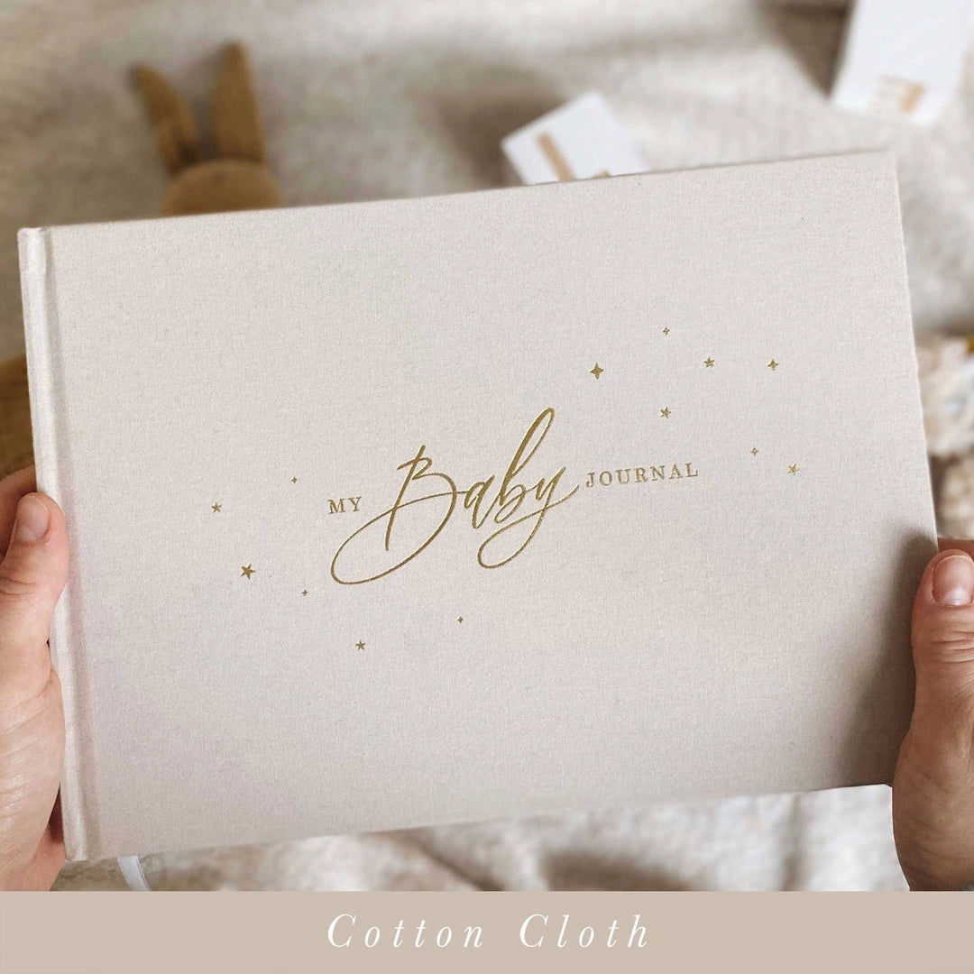 50% off SALE! My Baby Journal Cotton Cloth (Hard-Cover Book)