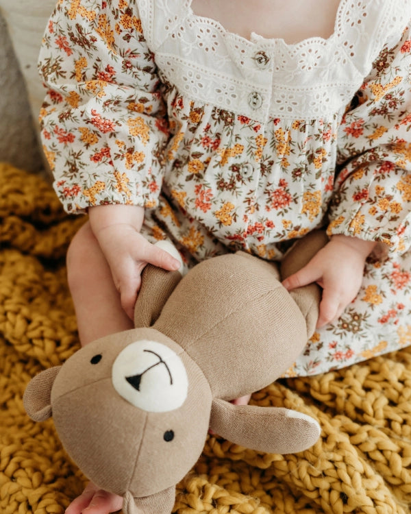 Peanut Lil Bear Stuffed Soft Toy Organic | Handmade