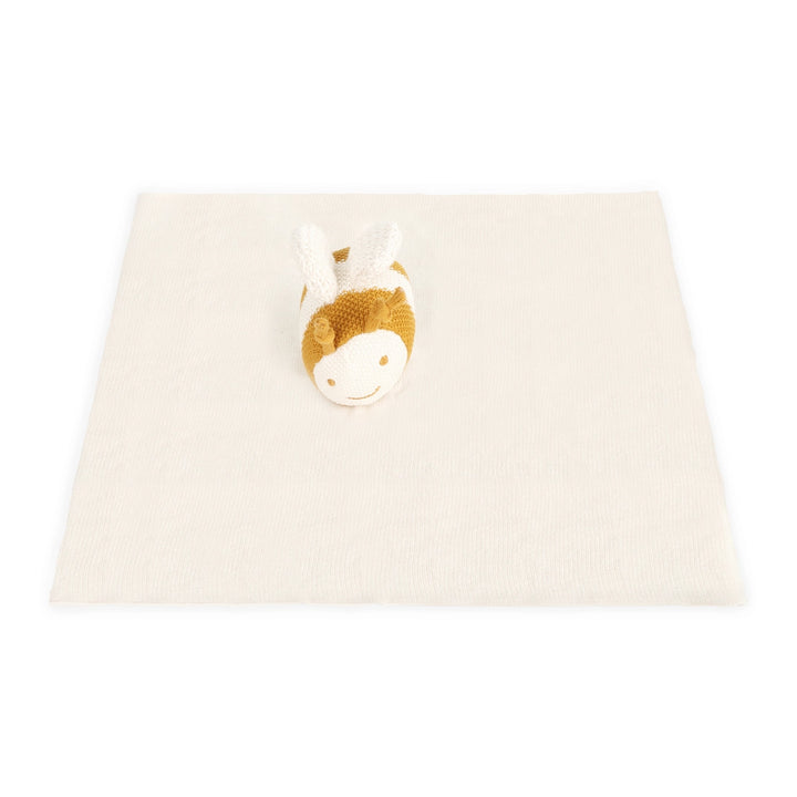 Bumble Bee | Organic Baby Lovey Security Blanket Cuddle Cloth | Handmade