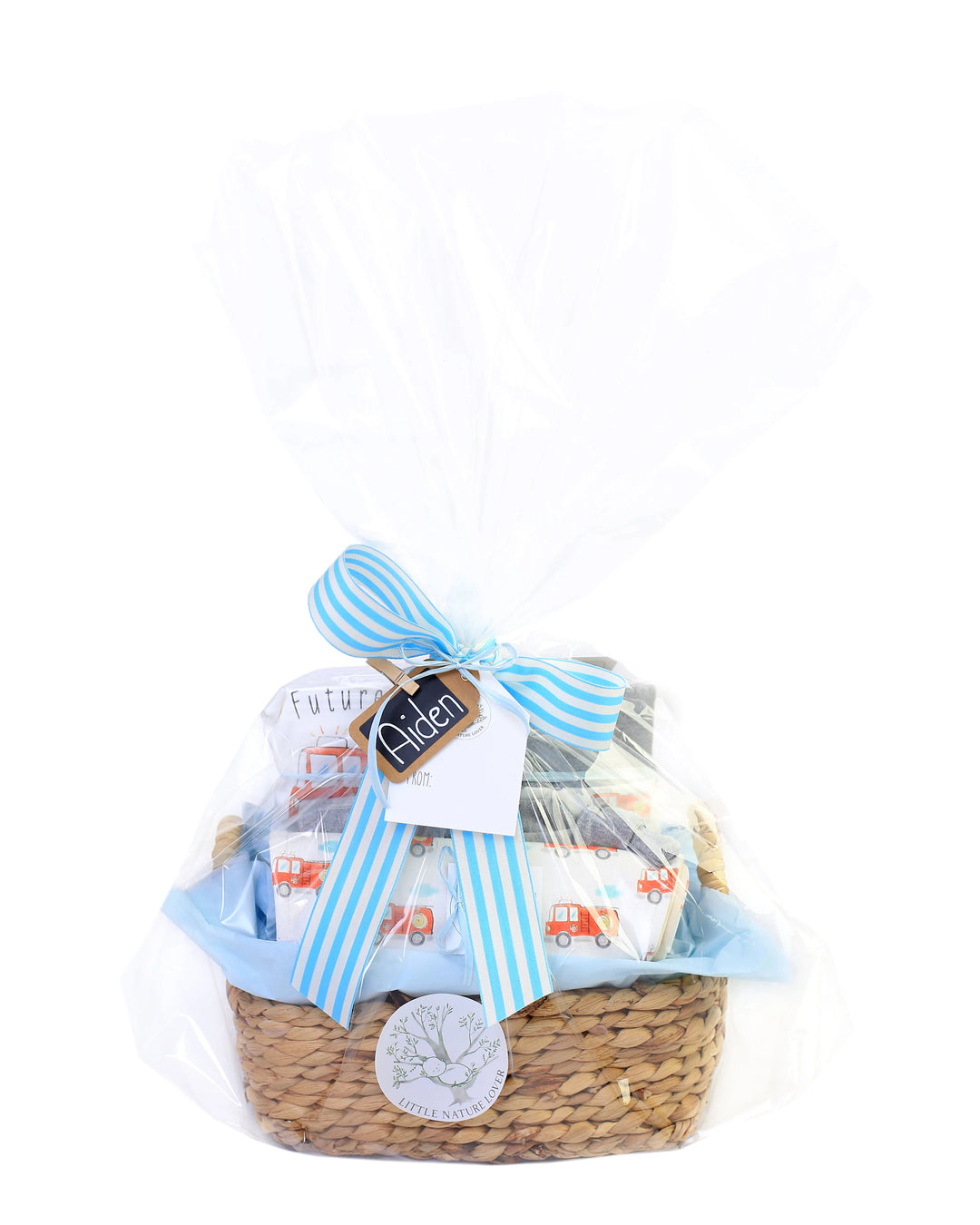 Rocking Horse | Organic Baby Boy Gift Basket