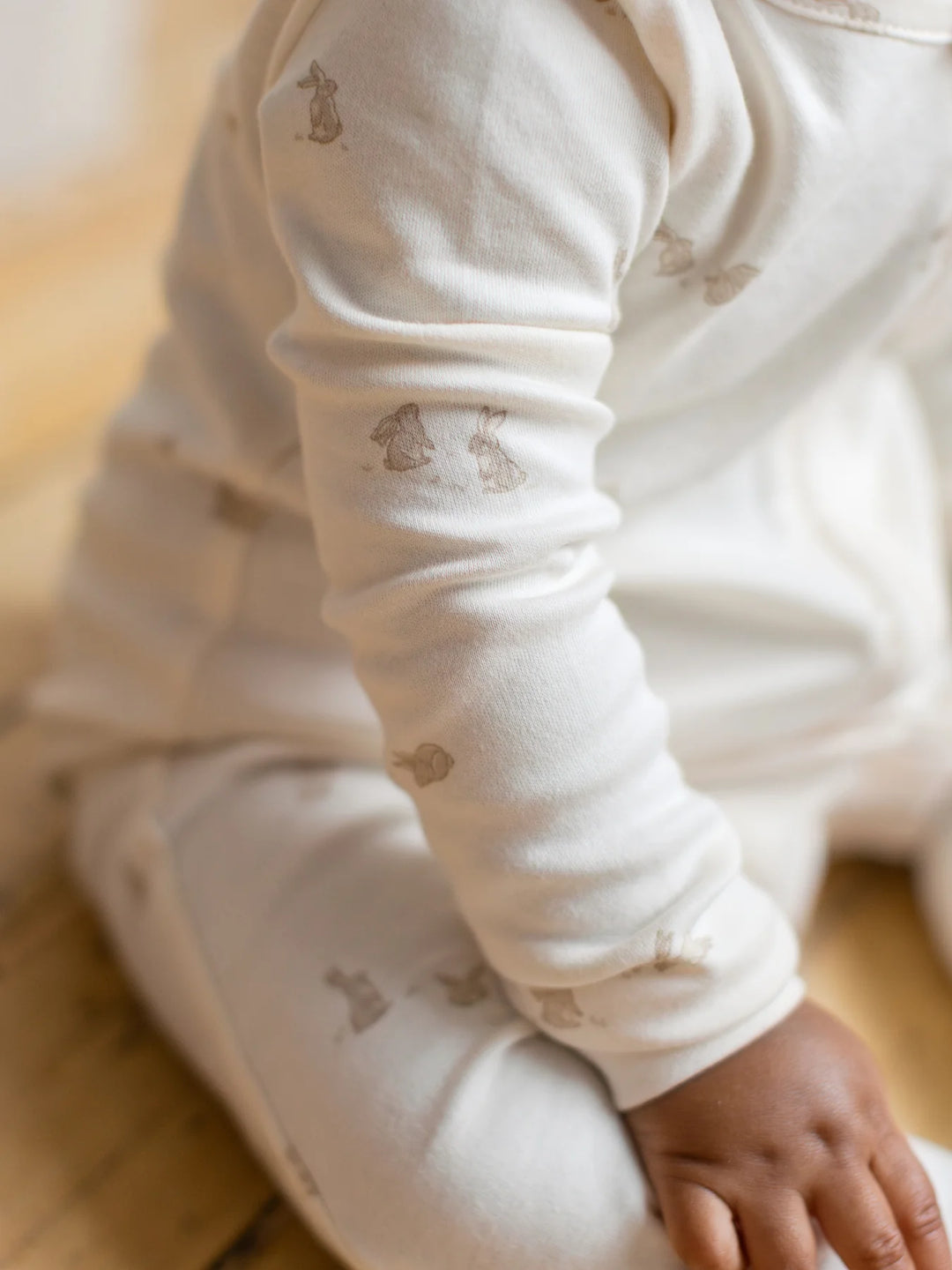Bunny/Oat | Organic Pajama | Gender Neutral