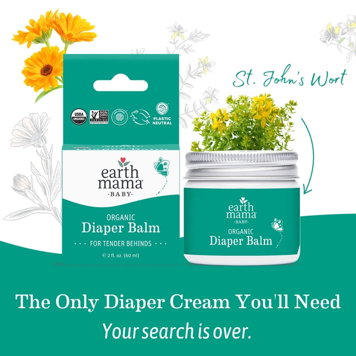 Organic Diaper Balm 2oz | Made in the USA