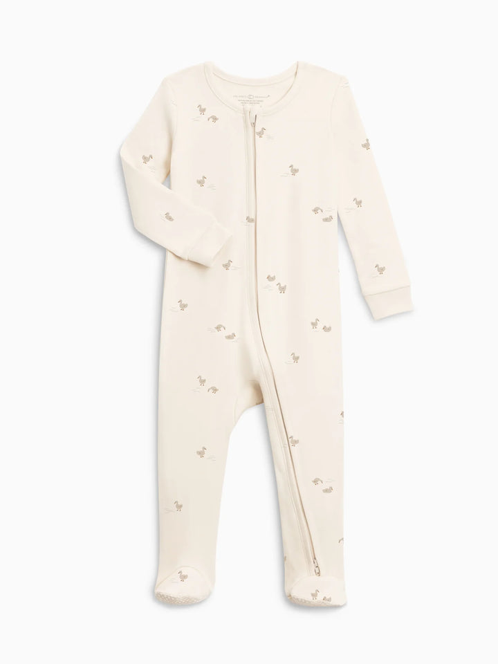 Duck/Oat | Organic Pajama | Gender Neutral