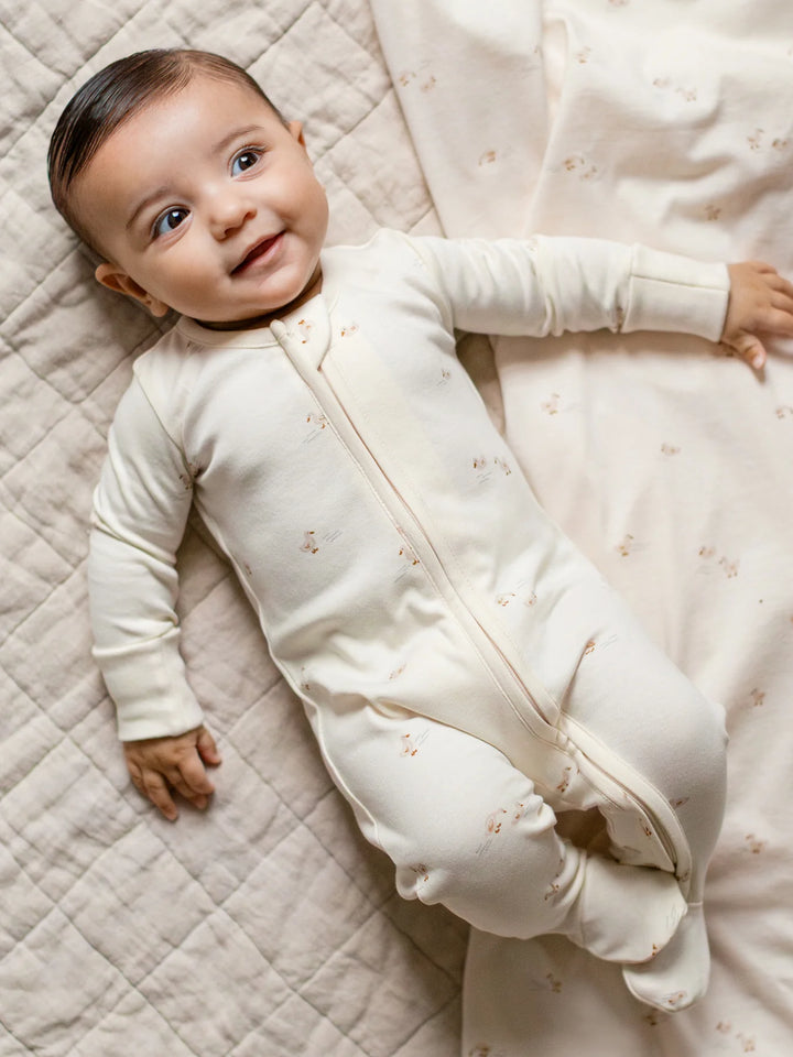 Duck/Oat | Organic Pajama | Gender Neutral