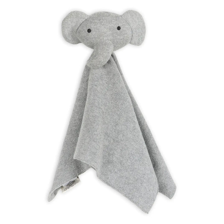 Elephant Gray | Organic Baby Lovey Security Blanket Cuddle Cloth | Handmade