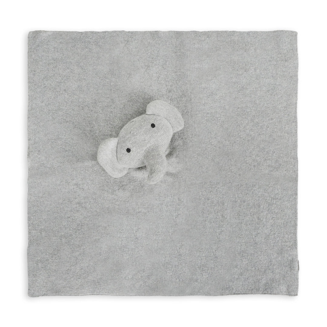 Elephant Gray | Organic Baby Lovey Security Blanket Cuddle Cloth | Handmade
