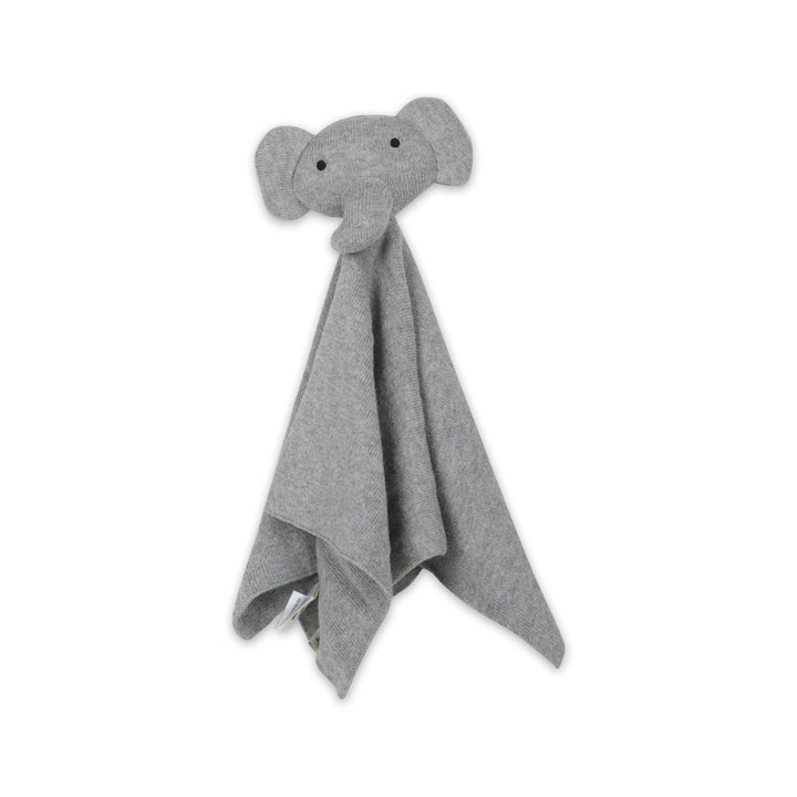 Elephant Gray | Organic Baby Lovey Security Blanket Cuddle Cloth | Handmade