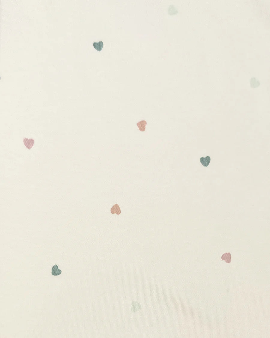 Hearts Gown | Organic Knot Gown | Baby Girl