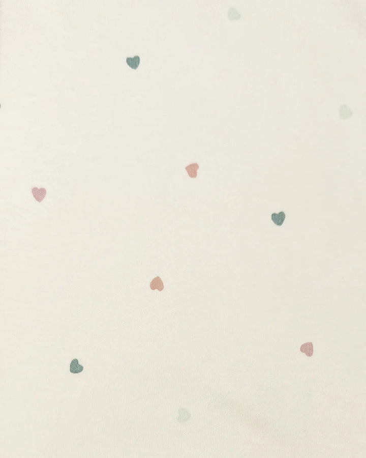 Hearts Gown | Organic Knot Gown | Baby Girl