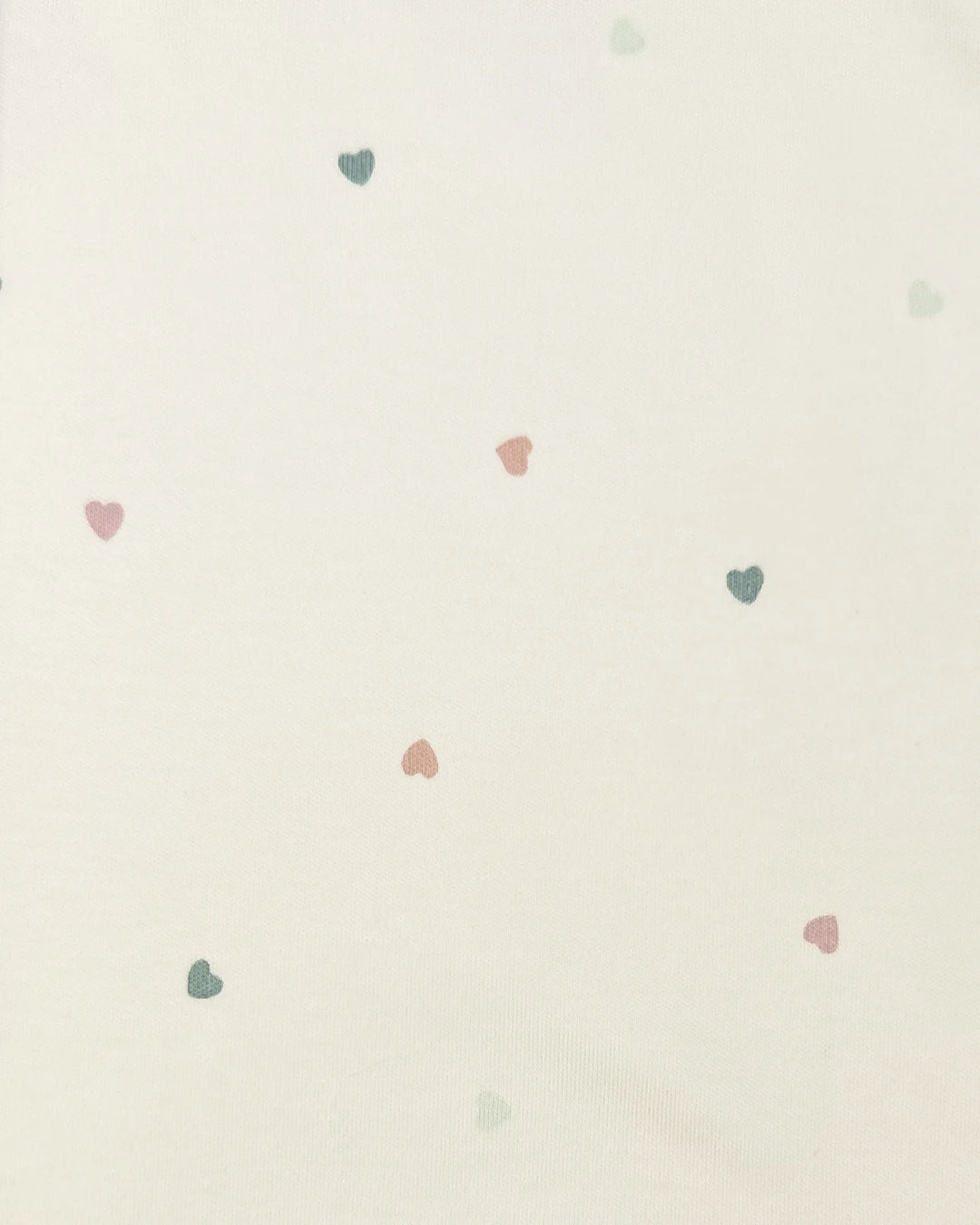 Hearts | Organic Pajama | Baby Girl