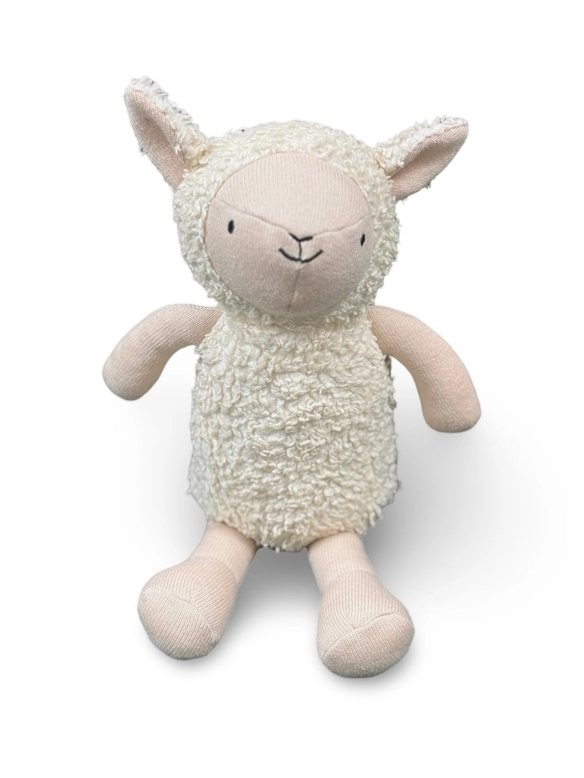 Luna Wooly Lamb Sherpa Knit Stuffed Animal Soft Toy Organic | Handmade