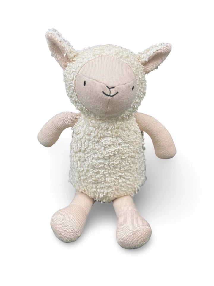 Luna Wooly Lamb Sherpa Knit Stuffed Animal Soft Toy Organic | Handmade