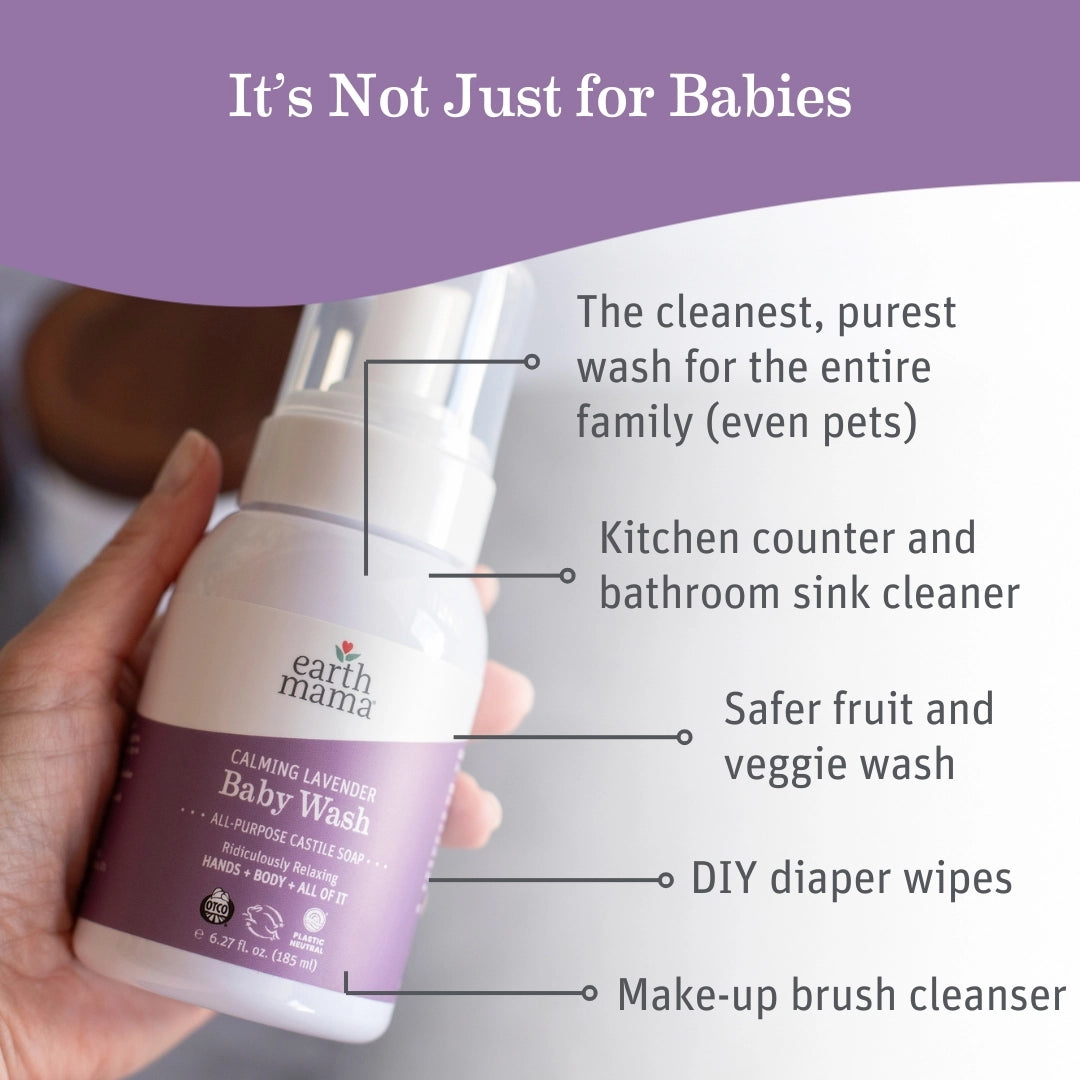 Calming Lavender Castile Baby Wash | Made in the USA