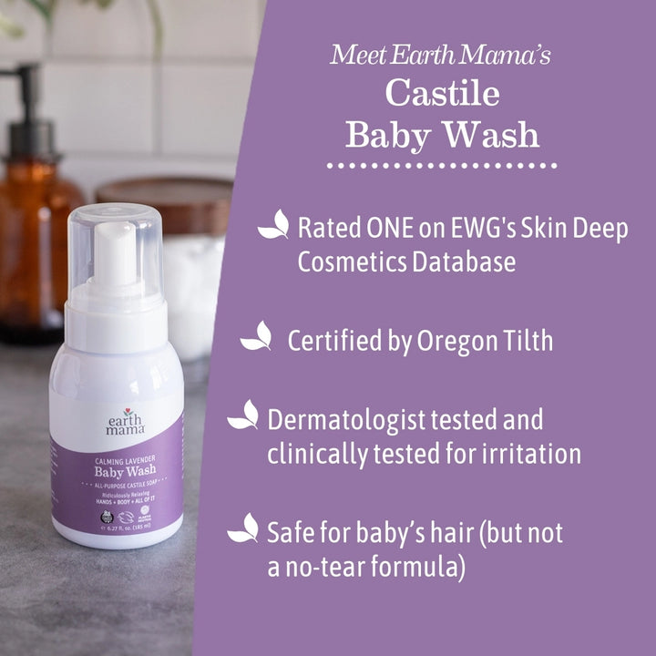 Calming Lavender Castile Baby Wash | Made in the USA